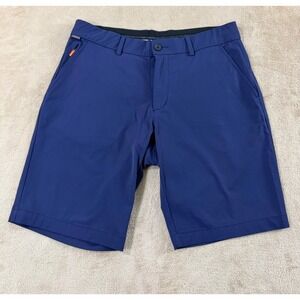 KJUS Chino Golf shorts Men's Size W35 Navy Blue Regular fit performance EUC